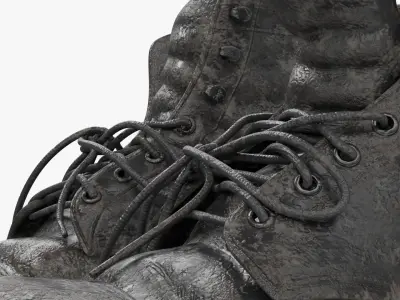  Tactical Field Vintage Boots Black Used Dirt 