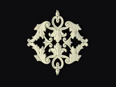 Decor for furniture 3D model 58