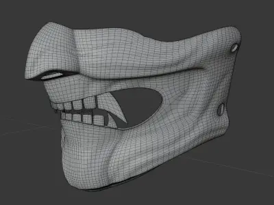 Menpo Mask 3D model