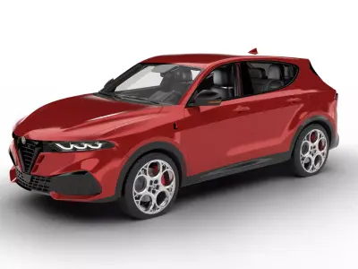 Alfa Romeo Tonale TI 2026 HQ 3d model 3D model