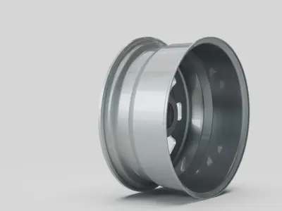 wheel rims car motor garage  3D model