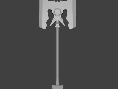 Troll axe Low-poly 3D model purchase