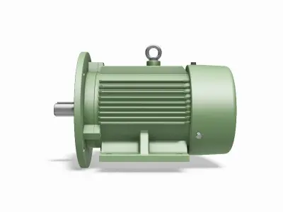 100L B35 Left IEC electric motor - 3D CAD model 3D model