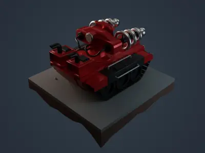 Tesla Tank Free 3D model