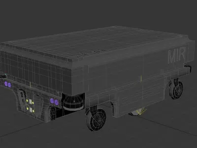 MiR200 Warehouse Robot 3D model