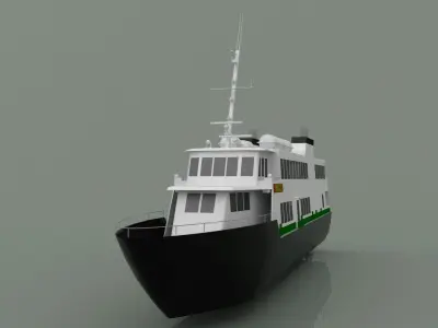 MV Skagit 3D model