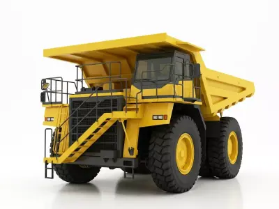 Ultra Scale Mining Haul Truck Low-poly 3D model