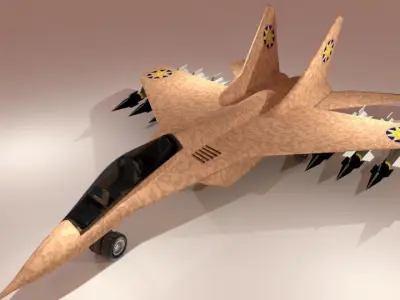 Military Jet Aircraft  3D model