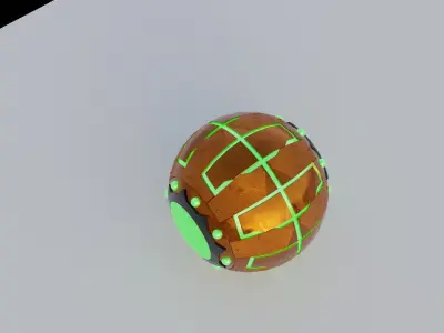 green goblin bomb 3D model
