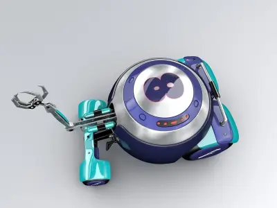 Grappler Robot 3D model