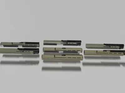 Upper Receiver - Weapon Attachment Low-poly 3D model