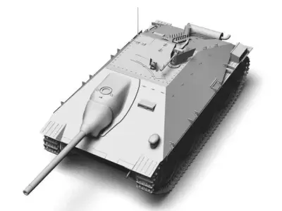 Sd Kfz 138 2 Hetzer 3D model