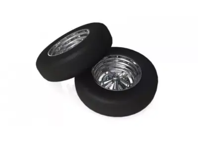 Wheel pair of wheels 3D model