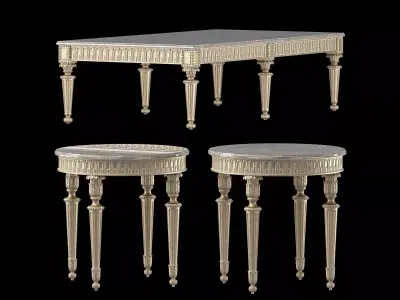 roberto giovannini coffee table art 1428 3D model