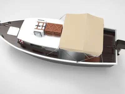River boat  3D model