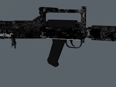 OC-14 Assault Rifle 3D model Low-poly 3D model