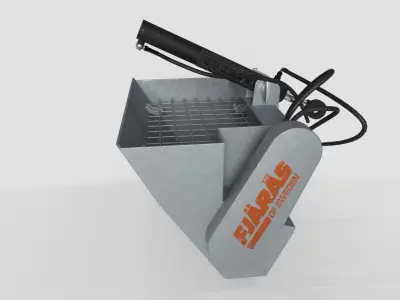 Fjaras back-mounted sand spreader 3D model