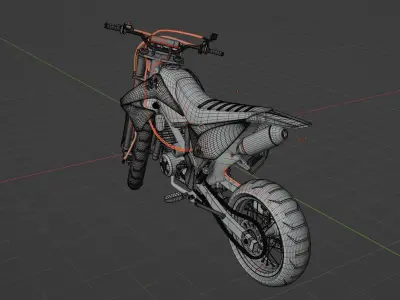 KAWASAKI KLX 2012 3D model purchase
