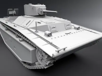LVT A 1 Scale model 3D print model