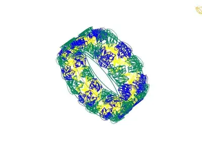 0140 - Antique Band Ring 3D print model