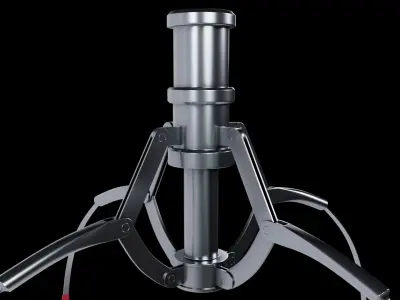 Metal Claw 13 with RIG 3D model