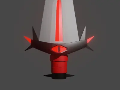 melee weapons package Free low-poly 3D model