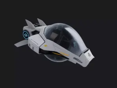 Jet Plane 3D Model 3D model