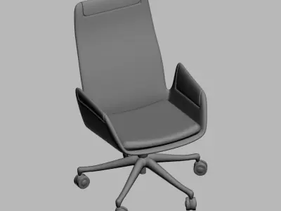 office chair 20 3D model