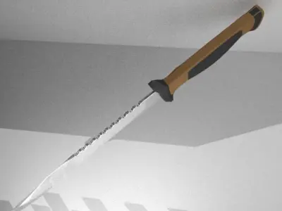 Elite Forces military knife Low-poly 3D model