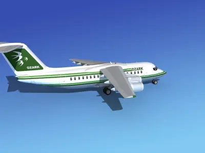 BAe 146-200 Ozark 3D model