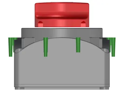 Marine Battery Both Switch 3D model