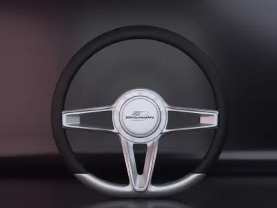 Billet Specialties Steering Wheel 3D model
