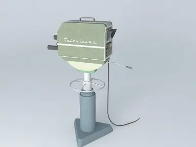 Old Television Camera Studio TV Camera Please Rate Free 3D model