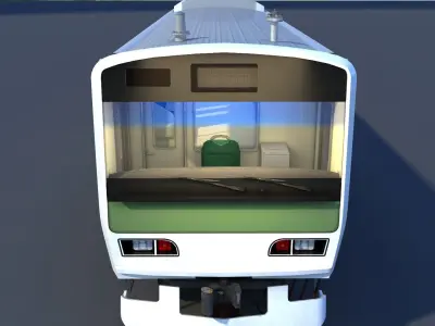 Japan Rail 3D model