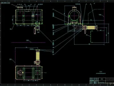 50T CAR CRANE 3D model