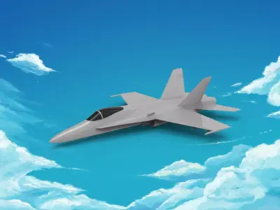 Northrop YF-17 3D print model
