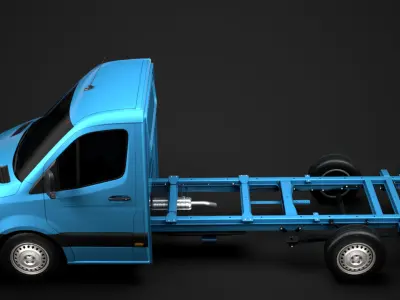 Freightliner Sprinter Chassis Single Cab L2 FWD 2020 3D model