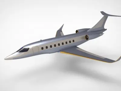 private jet 3D model get