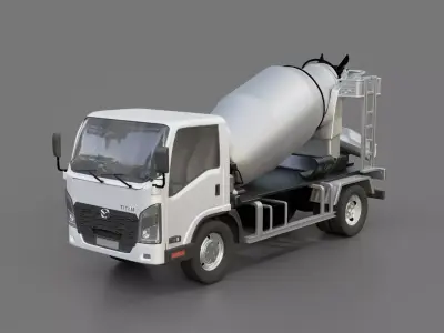 Mazda Titan Concrete Mixer 3D model