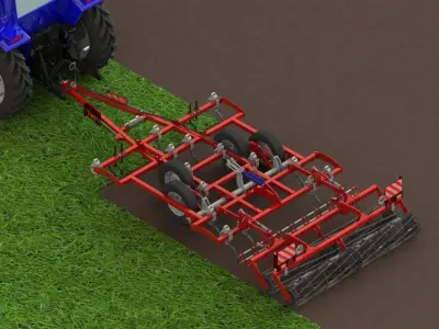WG 0005 - Cultivator of continuous processing 300 3D model