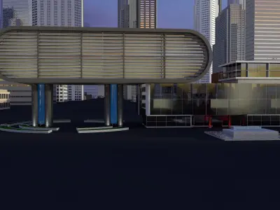 Modern Building Free 3D model