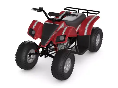 Quad bike 3D model shop