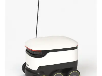 Delivery Robot 01 3D model