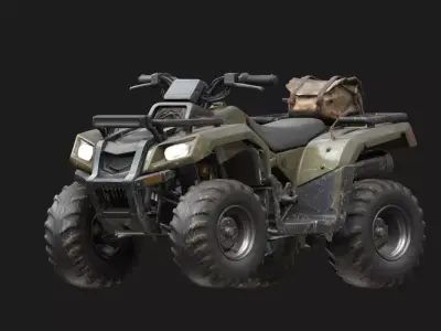 ATV Quad Bike 3D model