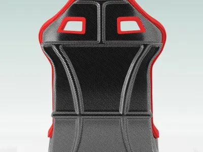 Ferrari F40 Red Seat 3D model