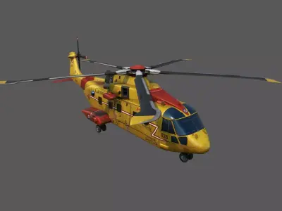 Airplane jet Low-poly 3D model by metaforce