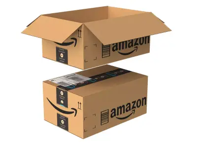 Amazon Box 1G PBR 13 Low-poly 3D model