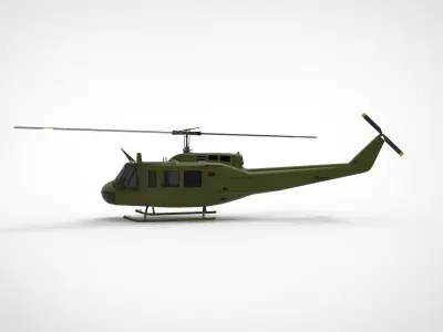 Bell UH-1 Iroquois 3D model purchase