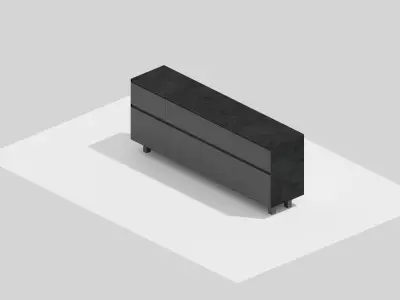 Modern Industrial Office Furniture Asset Collection 3D model