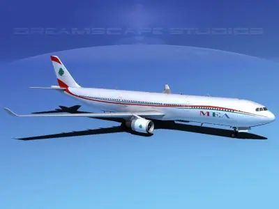 Airbus A330-300 MEA 3D model